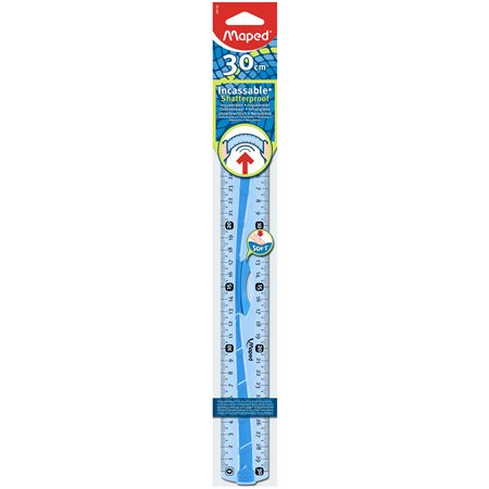 Maped Flex Hajlítható műanyag vonalzó leszorítóval - 30 cm (244130)
