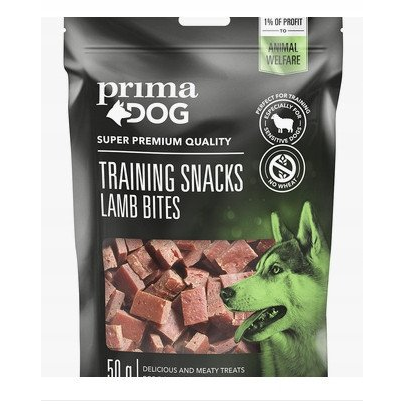 PrimaDog Kutya Jutalomfalat Training Snack Bárányfalat 50 g
