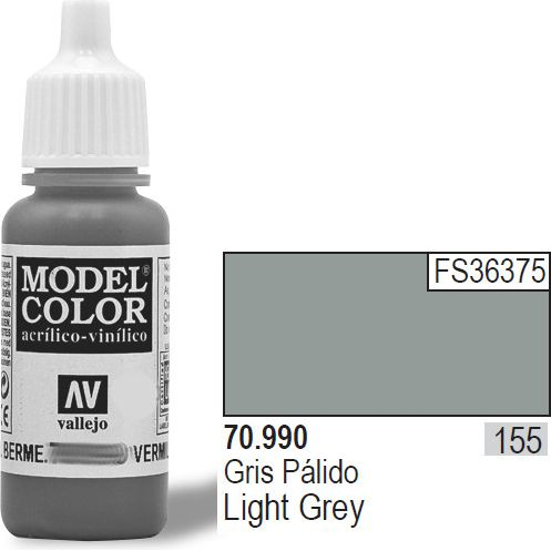 Vallejo Model Color Light Grey Akrilfesték 70990 (70990)
