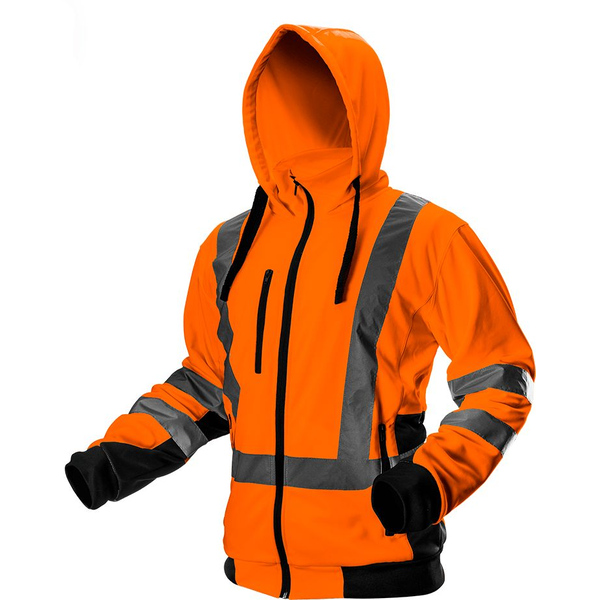 NEO 81-746-L Munkadzseki, Láthatósági, Narancssárga, Kapucnival, L