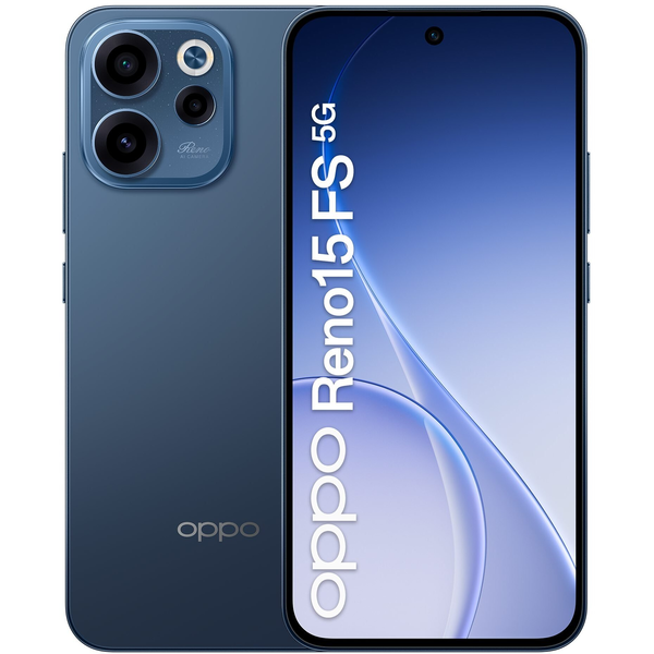 OPPO Reno15 FS 5G 16,7 cm (6.57") Dual SIM Android 16.0 USB Type-C 8 GB 512 GB 6500 mAh Sort