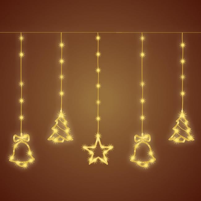 Somogyi KAF 11/WW Micro-LED-es figurás fényfüggöny (KAF 11/WW)