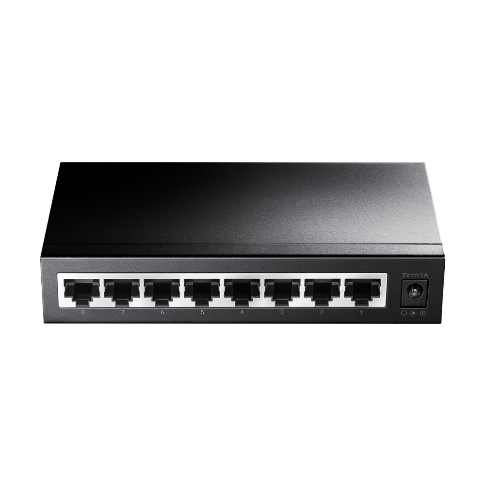 SWITCH LAN 8-port GS108 1Gbps 10/100/1000 kovový (GS108)