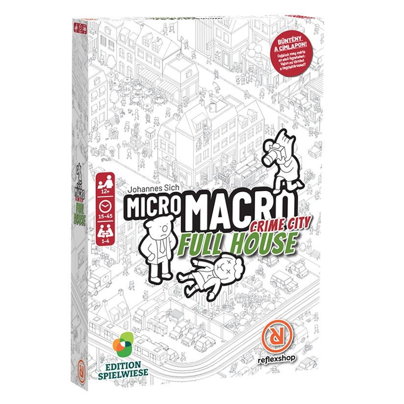 Spielwiese MicroMacro Crime City2 - full house magyar nyelvű kiegészítő (19835182) (Spielwiese19835182)