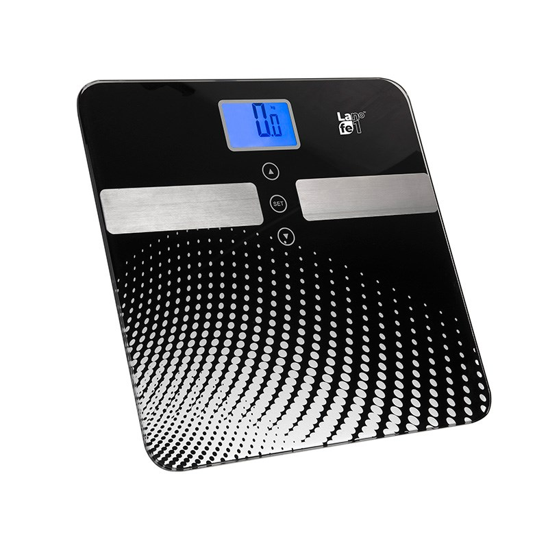 Lafe WLS003.0 Digitális személymérleg - Fekete (LAFWAG46346)