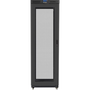 Lanberg Rack Cabinet, 19 инча, 47U, перфорирани врати, LCD, черен, 800 x 1000 mm