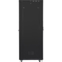 Lanberg Rack Cabinet, 19 инча, 47U, перфорирани врати, LCD, черен, 800 x 1000 mm