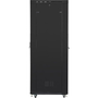 Lanberg Rack Cabinet, 19 инча, 47U, перфорирани врати, LCD, черен, 800 x 1000 mm