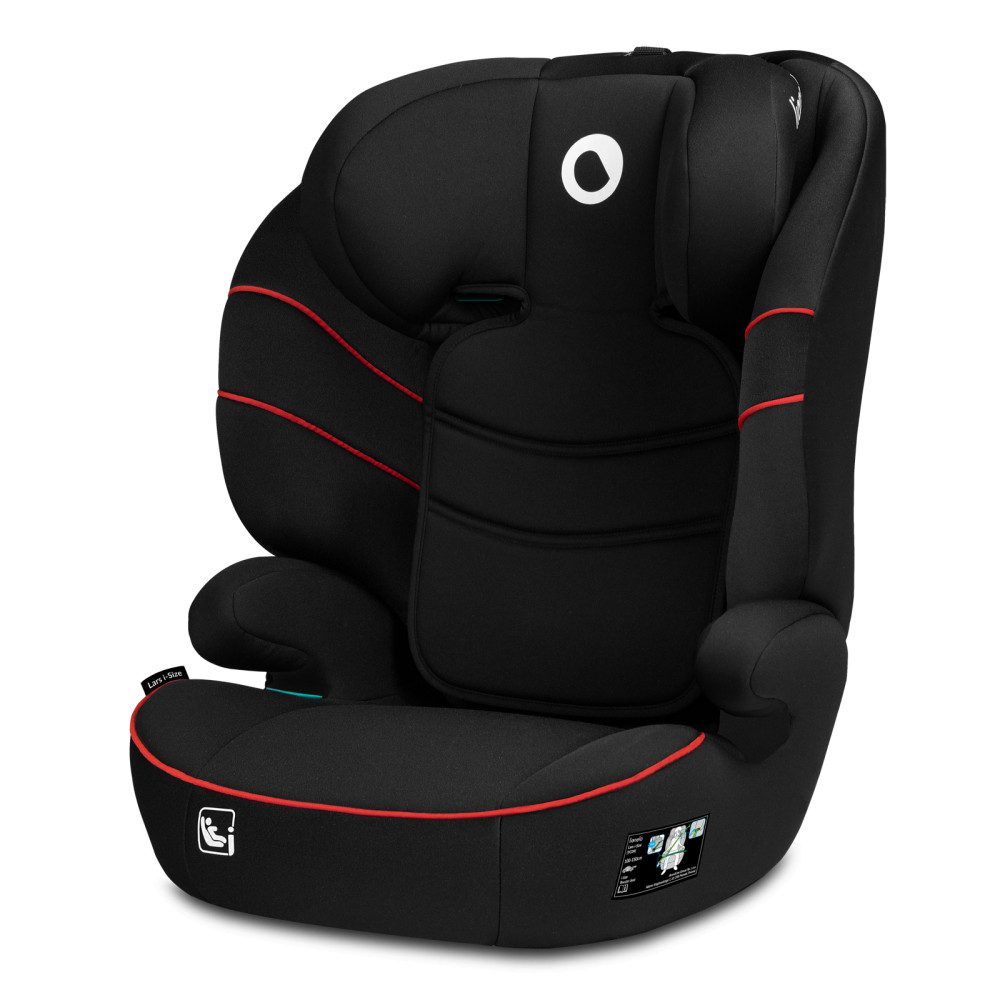 Lionelo Lars I-Size autósülés 15-36kg - Fekete / Piros (LO-LARS I-SIZE SPORTY BL)