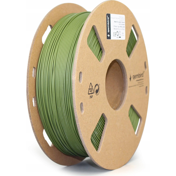 Filament PLA Gembird 1,75 mm 1000 g zelený