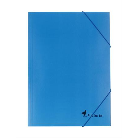 Victoria A4 Karton gumis mappa - Kék (IDPG04)