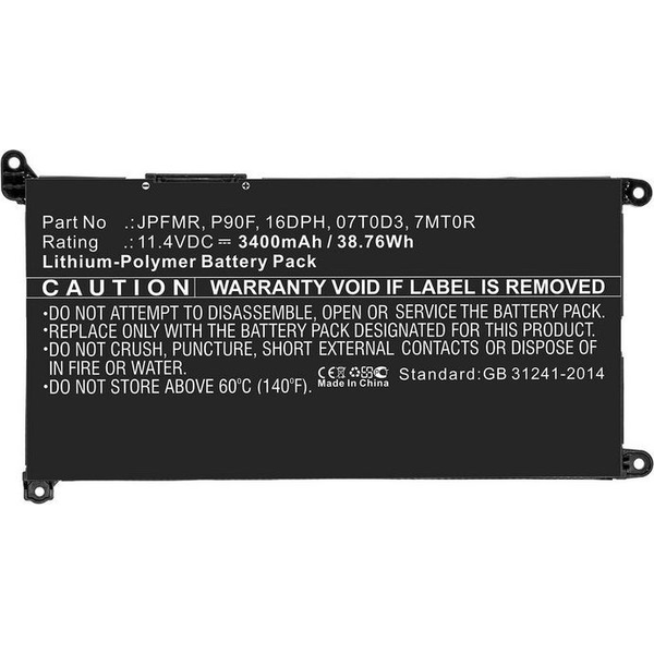 CoreParts MBXDE-BA0219 ricambio per laptop Batteria