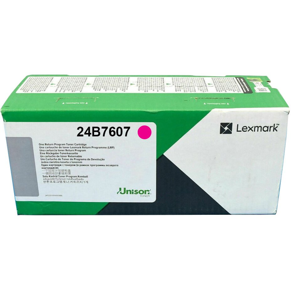 Lexmark 24B7607 XC тонер магента, 12 000 страници