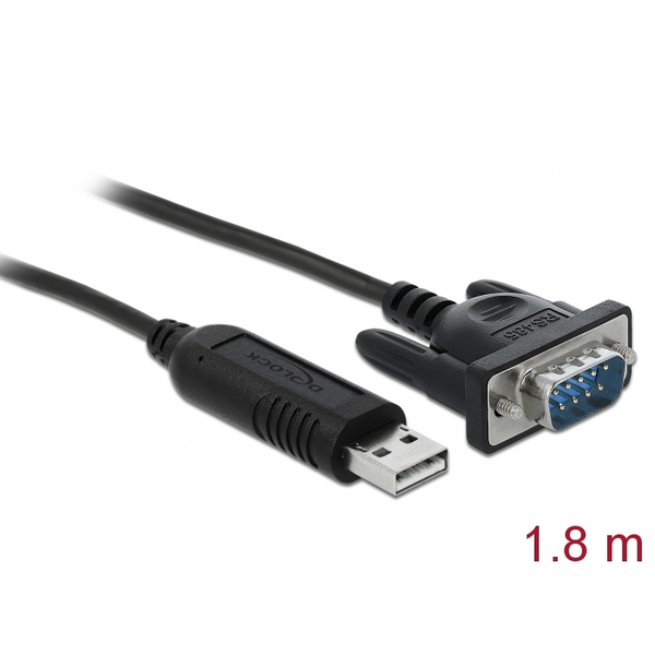 DELOCK USB 2.0 zu Seriell RS-485 Adapter mit Steckergehäuse