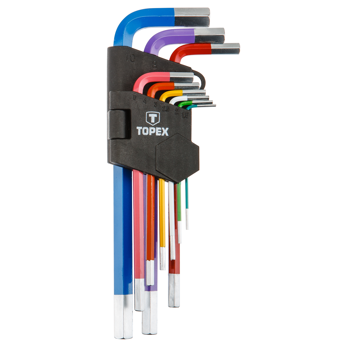 Topex Imbuszkulcs Készlet, Színes 9 db (35D966)