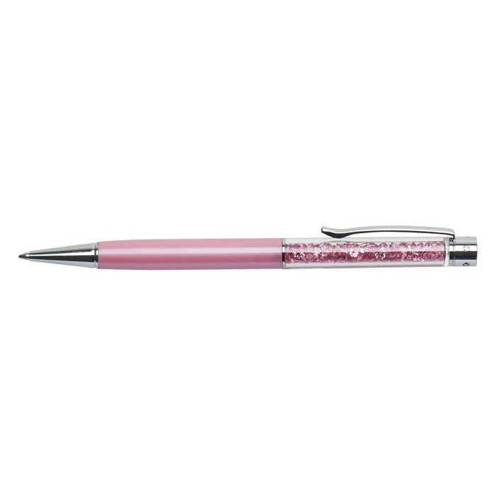 Art Crystella: Nyomógombos golyóstoll SWAROVSKI® kristállyal töltve - 0,7mm/Kék (1805XGT552)