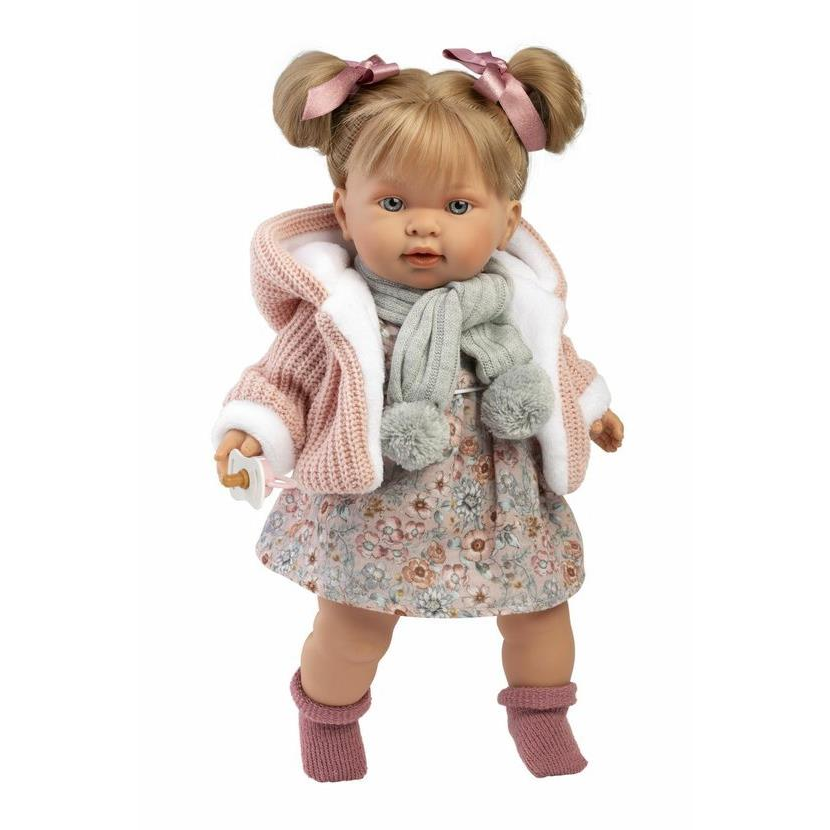 Llorens 42284 Alexandra - valósághű baba hangokkal és puha szövettesttel - 42 cm (8426265422845)