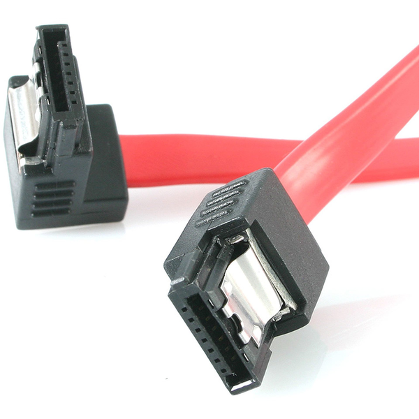 StarTech.com LSATA18RA1 SATA-kabel 0,457 m SATA 7-pin Rood