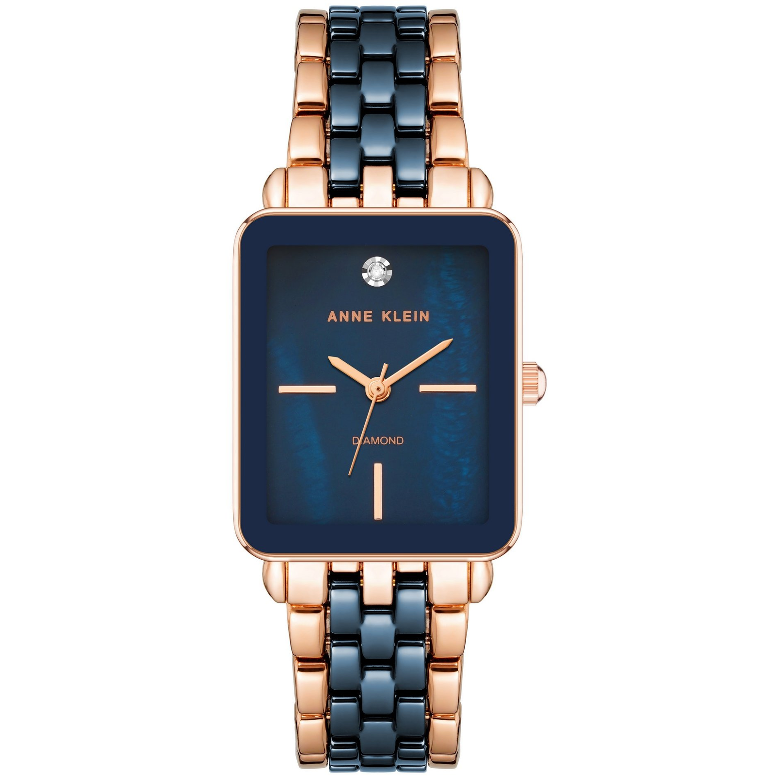 Anne Klein női szögletes karóra AK/3668NVRG (086702689019)