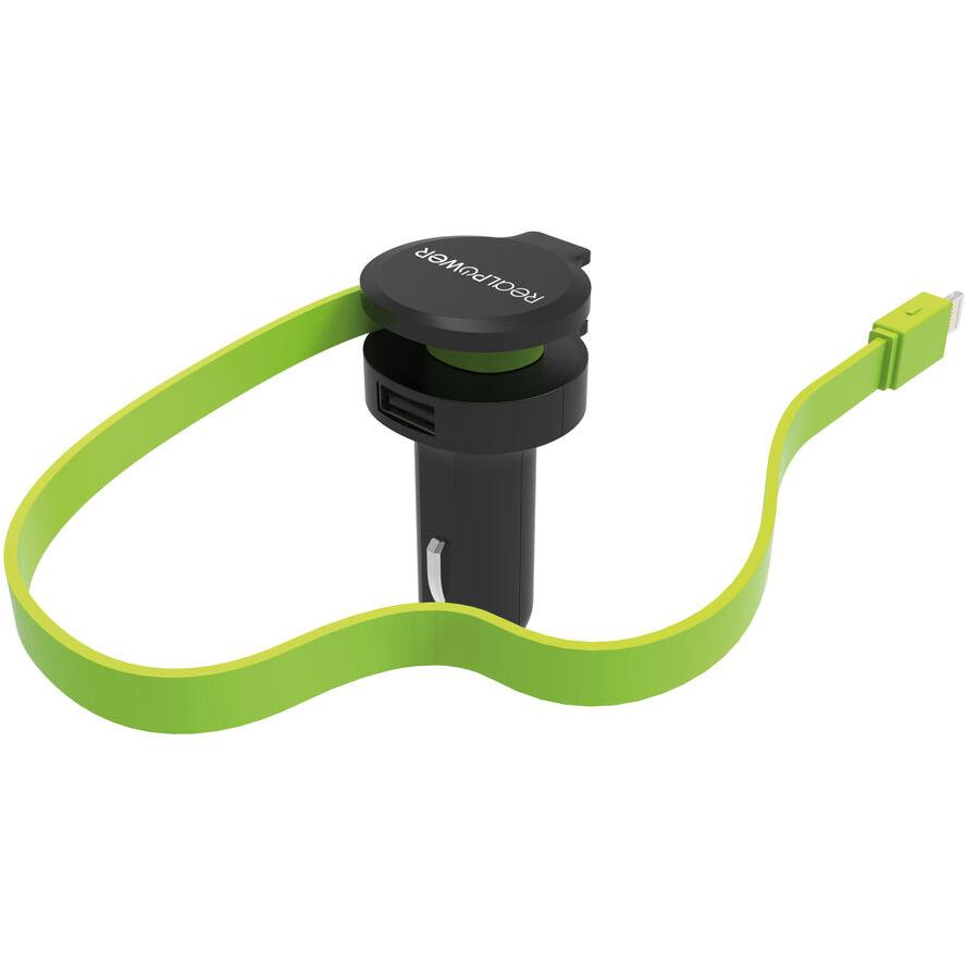 RealPower KFZ-Ladegerät Charger L 2400mA 1xUSB 1xLightning (257637) (257637)