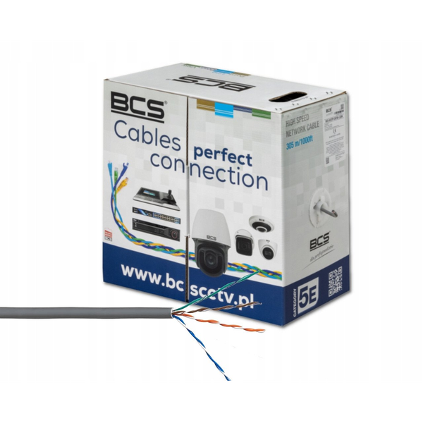 BCS-U/UTP-CAT5E-LSOH BCS Kabel UTP kat. 5E LSOH box 305m