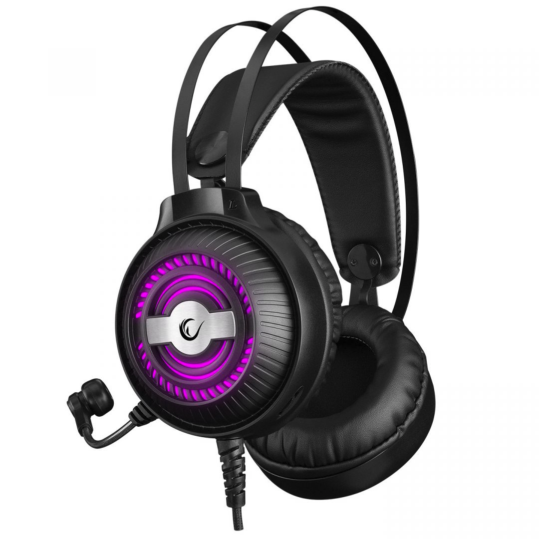 Rampage RM-K29 THUNDER Gaming Headset - Fekte/RGB (34937)
